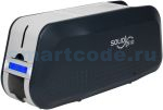 Advent SOLID-510D-E Принтер двусторонней печати / USB / Ethernet, в комплекте полноцветная лента YMCKO 250 отпечатков (ASOL5D-E-P)